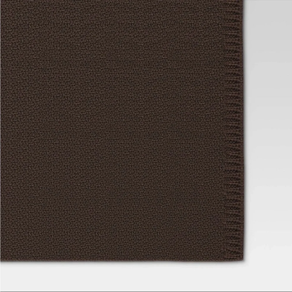 NWT‎ THRESHOLD OVERSIZED RECYCLED KNIT THROW BLANKETS GRAY
